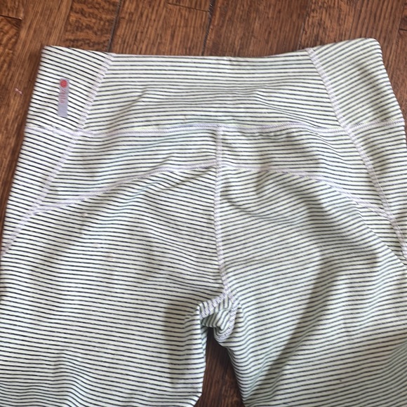 Zella Striped Green Leggings - Picture 3 of 5